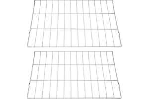 DGAVXA Upgraded 2Pcs 304 Stainless Steels MHL63411403 Oven Rack Compatible with LG Range/Stove LDG4313ST LREL6323S, Replace MHL63531403 MHL63411401 MHL63411402 MHL62112101, 24.8 X 16.2 in