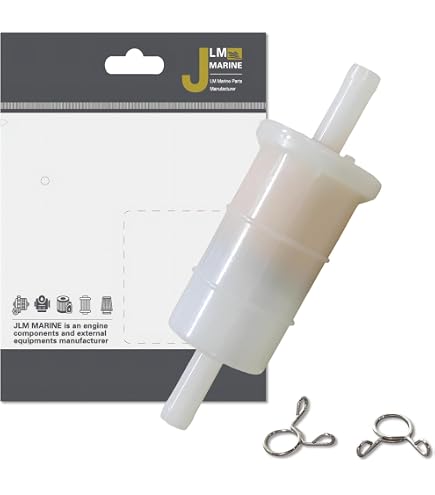thumbnail image 2 of 2x 3/8 Inline Fuel Filter For Mercury, Johnson, Evinrude – 802128A1, 398319 2 of 5