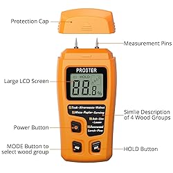 Proster Wood Moisture Meter - Digital Moisture