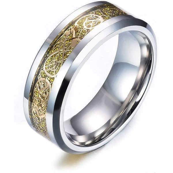 White Tungsten Carbide Wedding Band - 5mm Polished Comfort Fit Ring, Men's & Women's Sizes 5-13 - View #12
