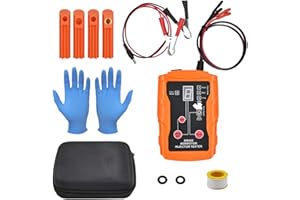 Sandfren Car Fuel Injector Tester Cleaner Tool Kit, 12V Vehicle DIY Cleaning Testing Tool with 6 Cleaning Adapters & 8 Pulse Modes, Automotive Accessories, Universal for SUV Sedan Truck