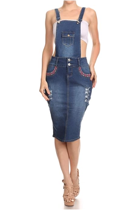 overall pencil skirt