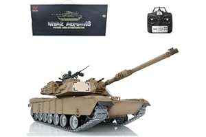 HENG LONG Toucan RC Hobby Pro Ver Henglong 1/16 TK7.0 Abrams RC Tank 3918 360° Turret Barrel Recoil Airsoft Shooting BB Bullets for Adult,US in Stock
