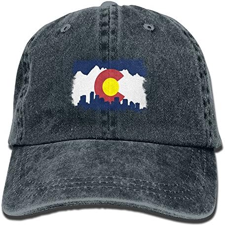 Colorado Geo Sunset Adult Sport Adjustable Baseball Cap Cowboy Hat