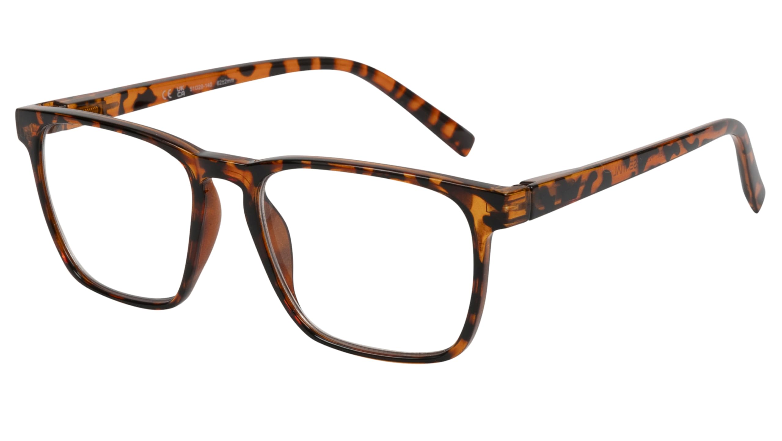 I-Sential Bifocal Reading Glasses & Case Sprung Hinges Tortoise Brown Designer Frame Mens Womens Readers +3.50