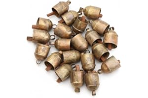 DADDY SHOPPE Loose Jingle Bells for Crafts Christmas Tree Tibetan Witch Brass Bells Decorative Cow Bell 5pcs