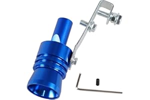 YESHMA Universal Blue Universal Turbo Sound Whistle Muffler Pipe Sounder Simulator Tailpipe Noise Sound Enhancer Compatible with Motorcycle, Truck, Cars, Dirt Bike and Scooter(XL 1 Pack)