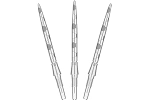 TARGET Darts Swiss Point Storm Steel Dart Points, Onyx (3 Pack Set of Tips) 26MM/30MM/35MM – Gold/Silver/Black | Change Dart Points, Spare Tips, Professional Darts Accessories