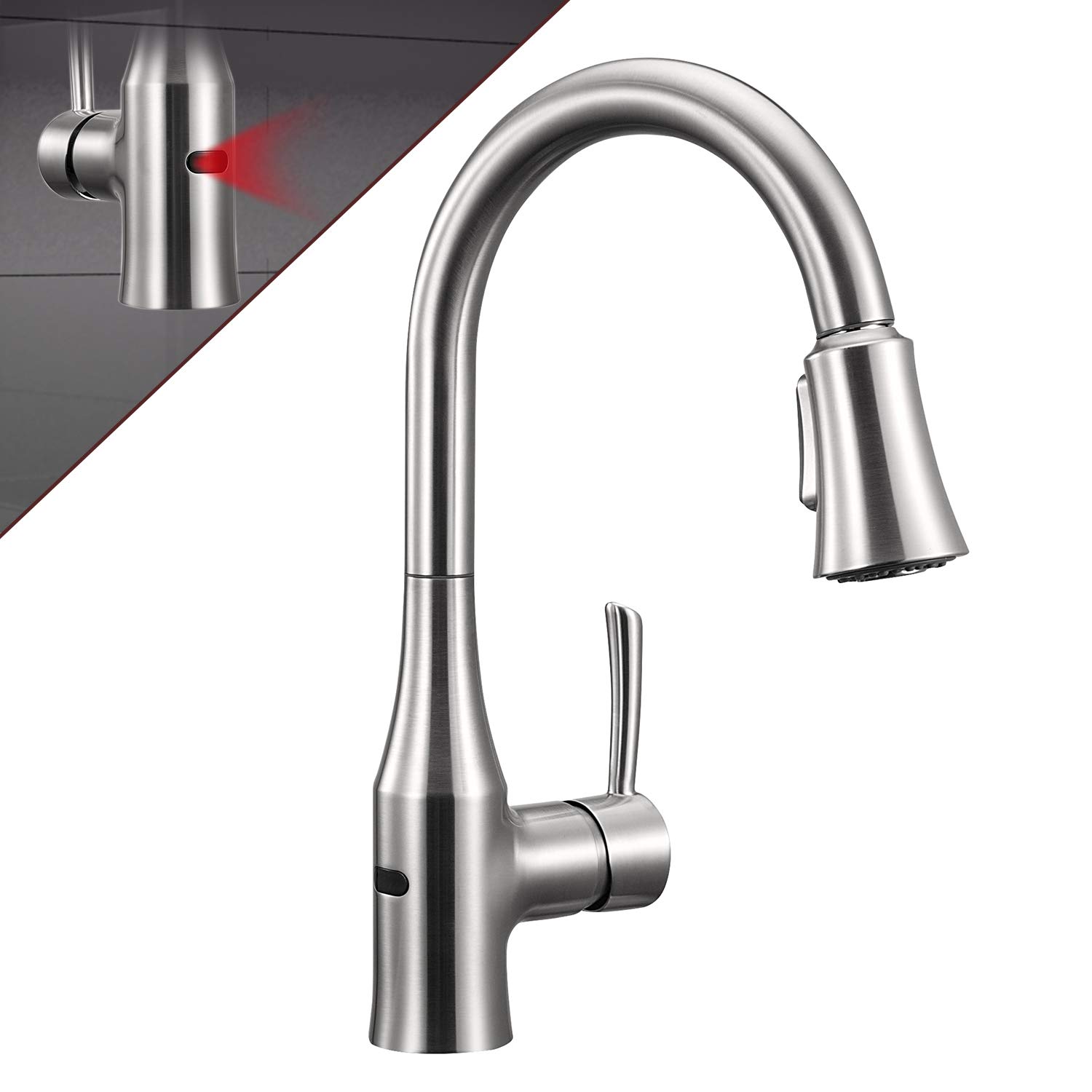 Best Kitchen Faucet Automatic Sensor With Sprayer