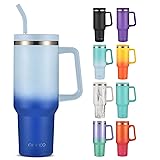 mininoo 40 oz Tumbler With Handle and Straw