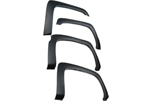 LAX OE Factory Style Fender Flares, for 2007-2013 Silverado 1500 5'8'' Bed, Not for 2007 Classic and Sierra, Matte Black Whee
