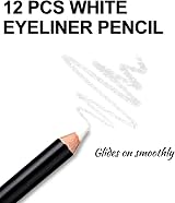 Erinde 12Pcs White Eyeliner Pencil Soft Highlighter Waterproof Matte view 3