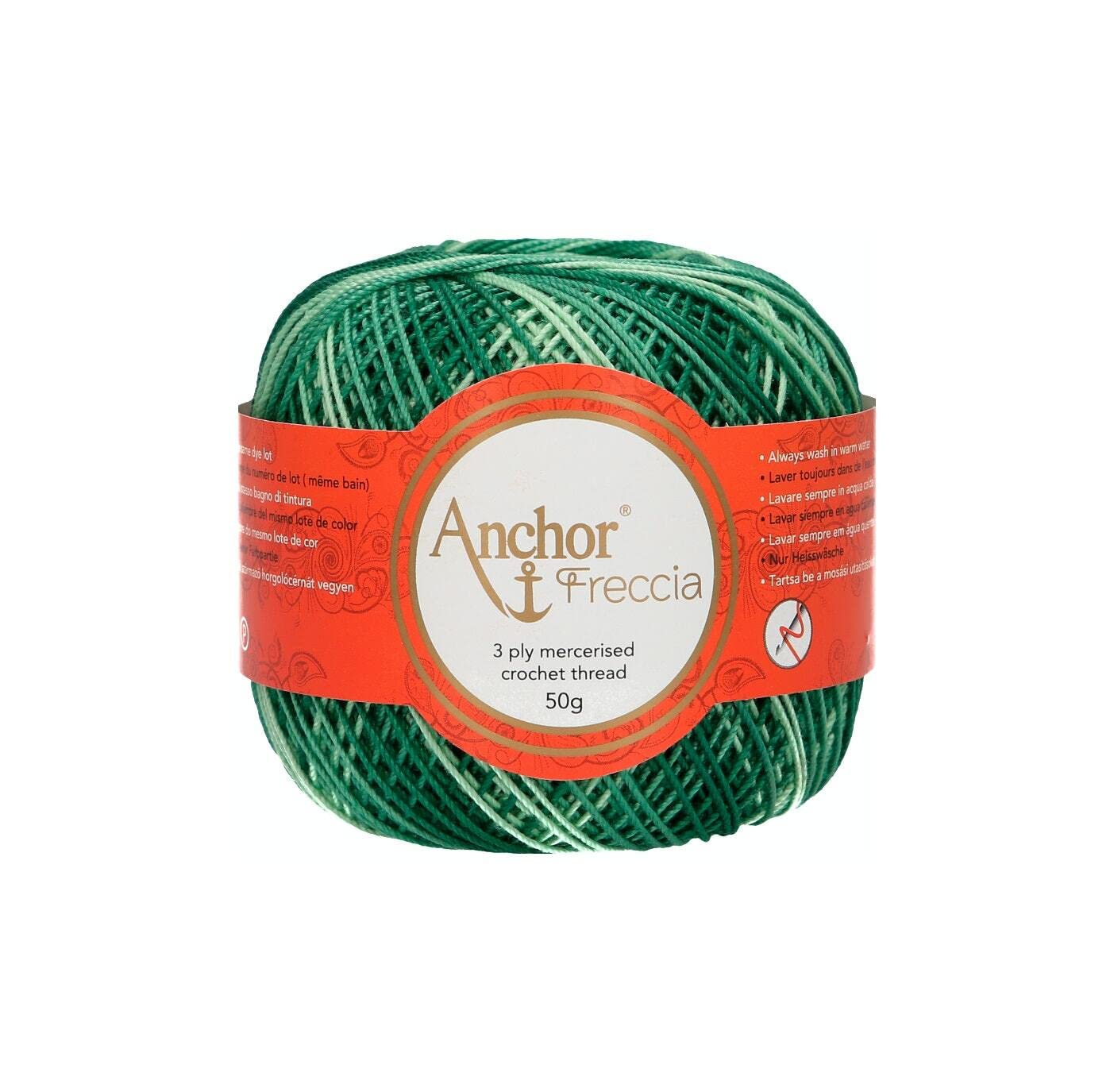 Anchor 4787006-09432 Crochet Yarn, 100% Cotton, 9432, Thickness 6, 88 g