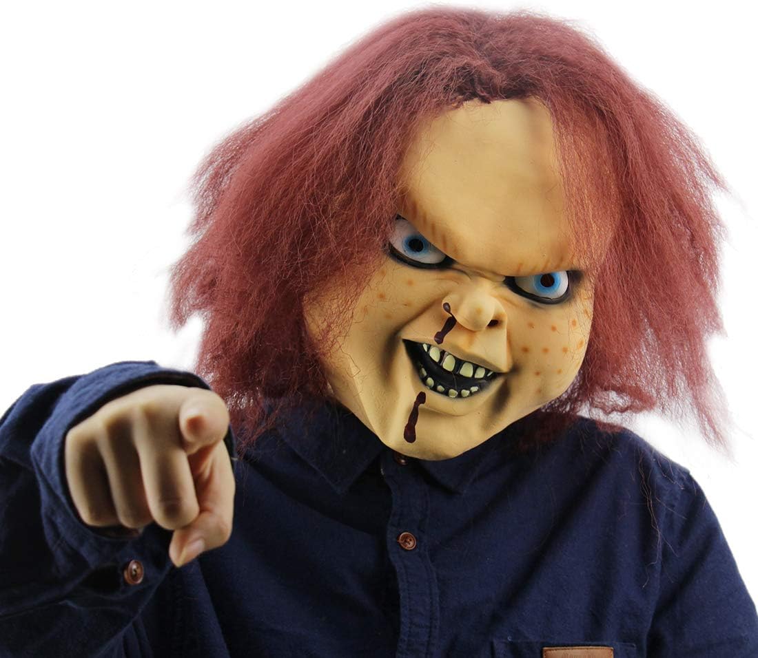 Mask Halloween Props Zombie Scary monster Movie Dolls Vampire Costume scary clown masquerade