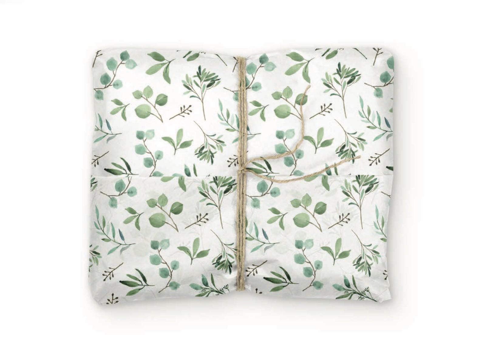 InsideMyNest Eucalyptus Botanical Printed Tissue Paper Sheets Premium Quality 30x20 inches (20)