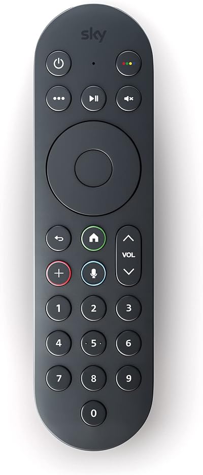Sky Glass and Sky Stream Remote Anthracite Black