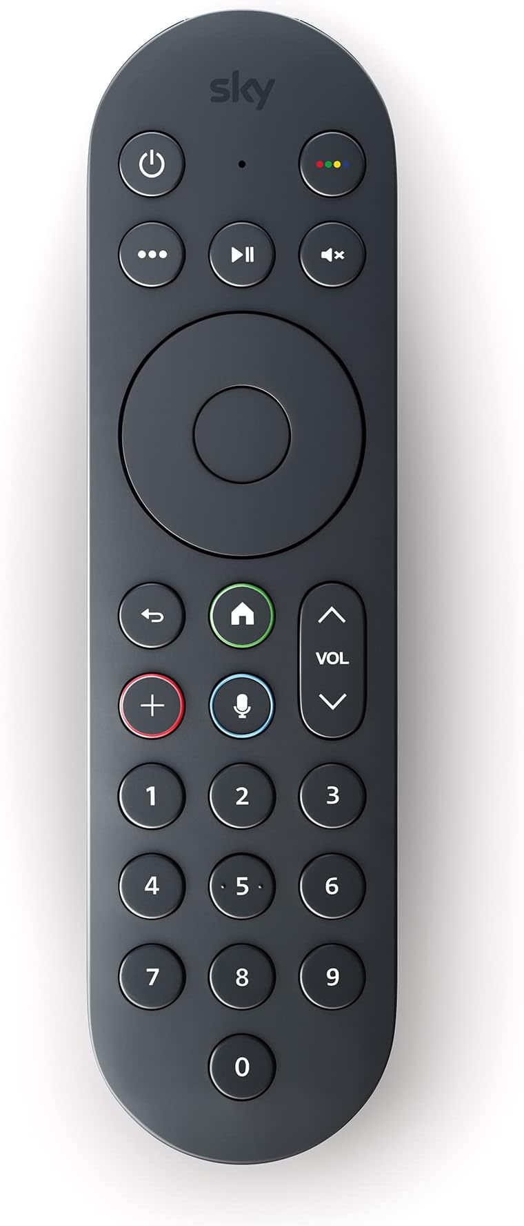 Sky Glass and Sky Stream Remote Anthracite Black