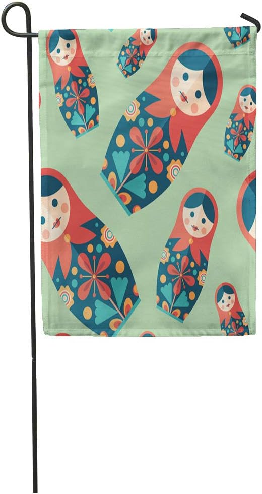 Amazon Com Semtomn 28 X 40 Garden Flag Russian Traditional