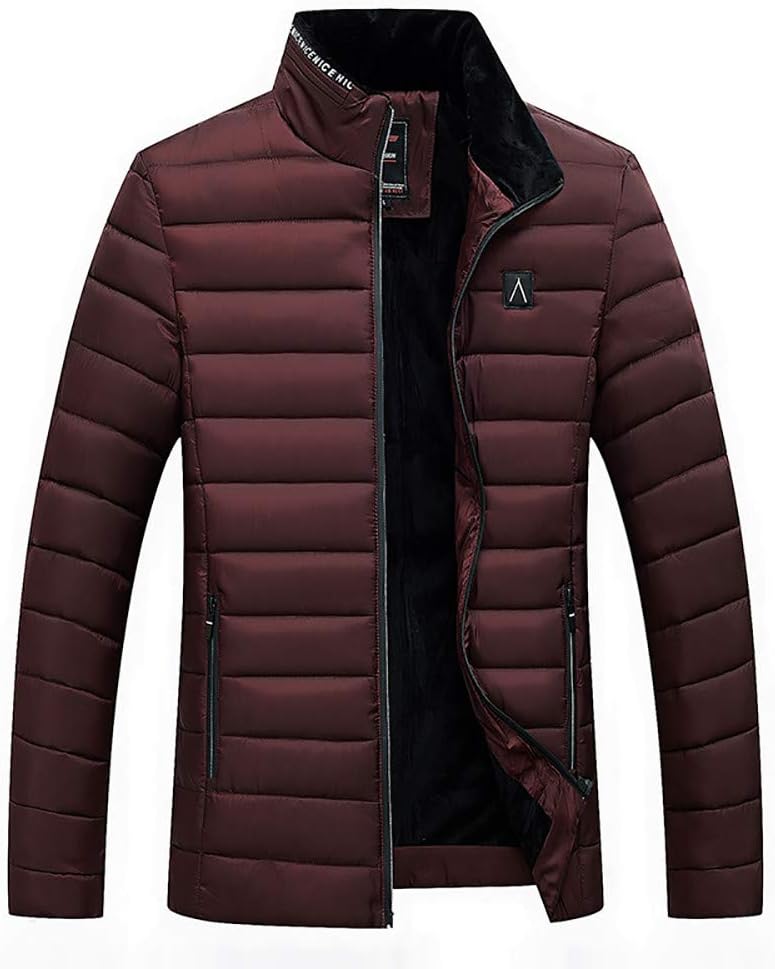 Clearance Forthery Mens Packable Down Puffer Jacket Winter Lightweight Zipper Coat