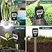 Mosthink Soil pH Meter, 3-in-1 pH Moisture Light Meter Testing Kits , Water Soil Test Tool  for Indoor Outdoor Plants , Upgraded Larger Sensor (Black)thumb 4