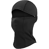 Beehow Kids Balaclava Ski Mask Scarf, Kids Fleece Gaiter Cold Weather Full Face Mask for Boys & Girls - Black