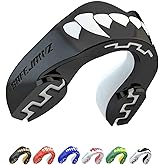 SafeJawz Sports Mouthguard, Dual Layer Premium Mouth Guard with Case for Basketball, Lacrosse, Football, Martial Arts, Hockey, Wrestling, Ice Hockey and All Contact Sports