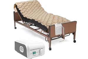 ESLYYDS Alternating Air Pressure Pad Mattress Bed Sore Pad with Mattress Topper and Pump Inflatable Quiet Bed Mattress to Prevent Bed Sores for Hospital Bed Bedridden Patients and Sore Treatment