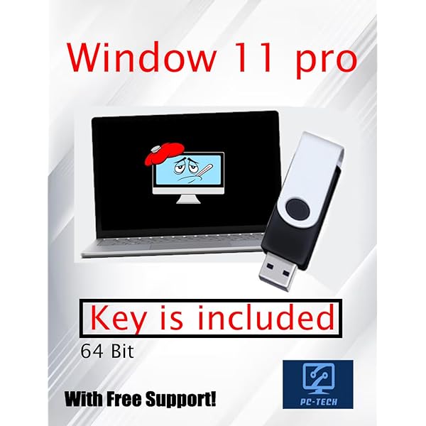 Amazon.com: TECH USB Compatible with Windows 11 professional 64