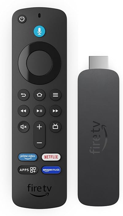 Zertifiziert und generalüberholt Amazon Fire TV Stick 4K, mit Unterstützung für Wi-Fi 6 sowie Streaming in Dolby Vision/Atmos und HDR10+
