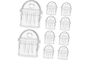 Angoily 10pcs Transparent Dust Plugs for Charging Port Durable PVC Protective Dust Cover Compatible with Type-c Stopper for Accessories