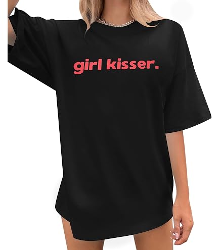 Amazon.com: Pairxily Pride Shirts for Women Lesbian Kiss More
