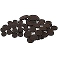 SoftTouch Assorted Self-Stick Felt Furniture Pads - Protect Surfaces from Scratches & Damage, Brown (80)