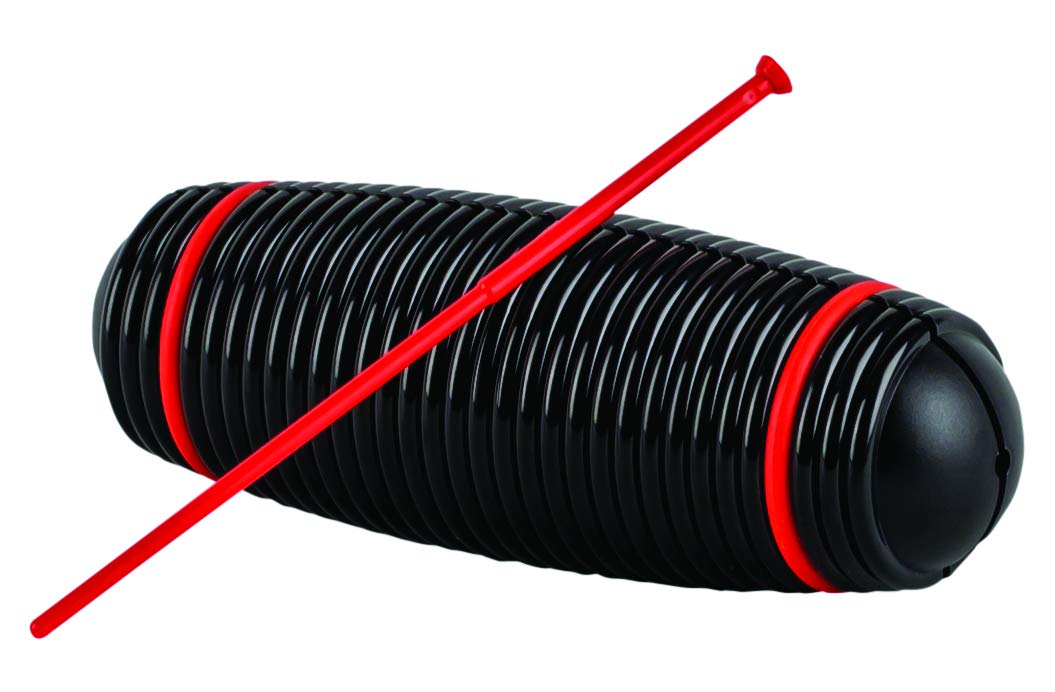Halilit Hi-Lo Guiro. High-end Latin Percussion Musical Instrument. Scraper/Beater. Percussionists of All Levels. Teens & Adults. Durable (Red)