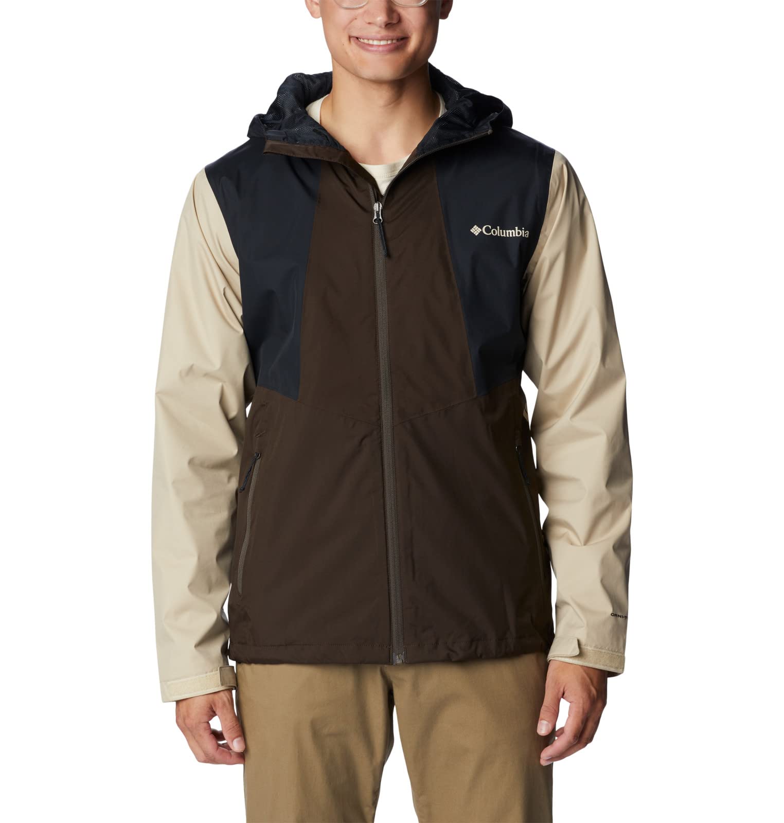 Columbia Men's Inner Limits II Jacket, Cordovan/Black/Ancient Fossil, 2X Tall Image