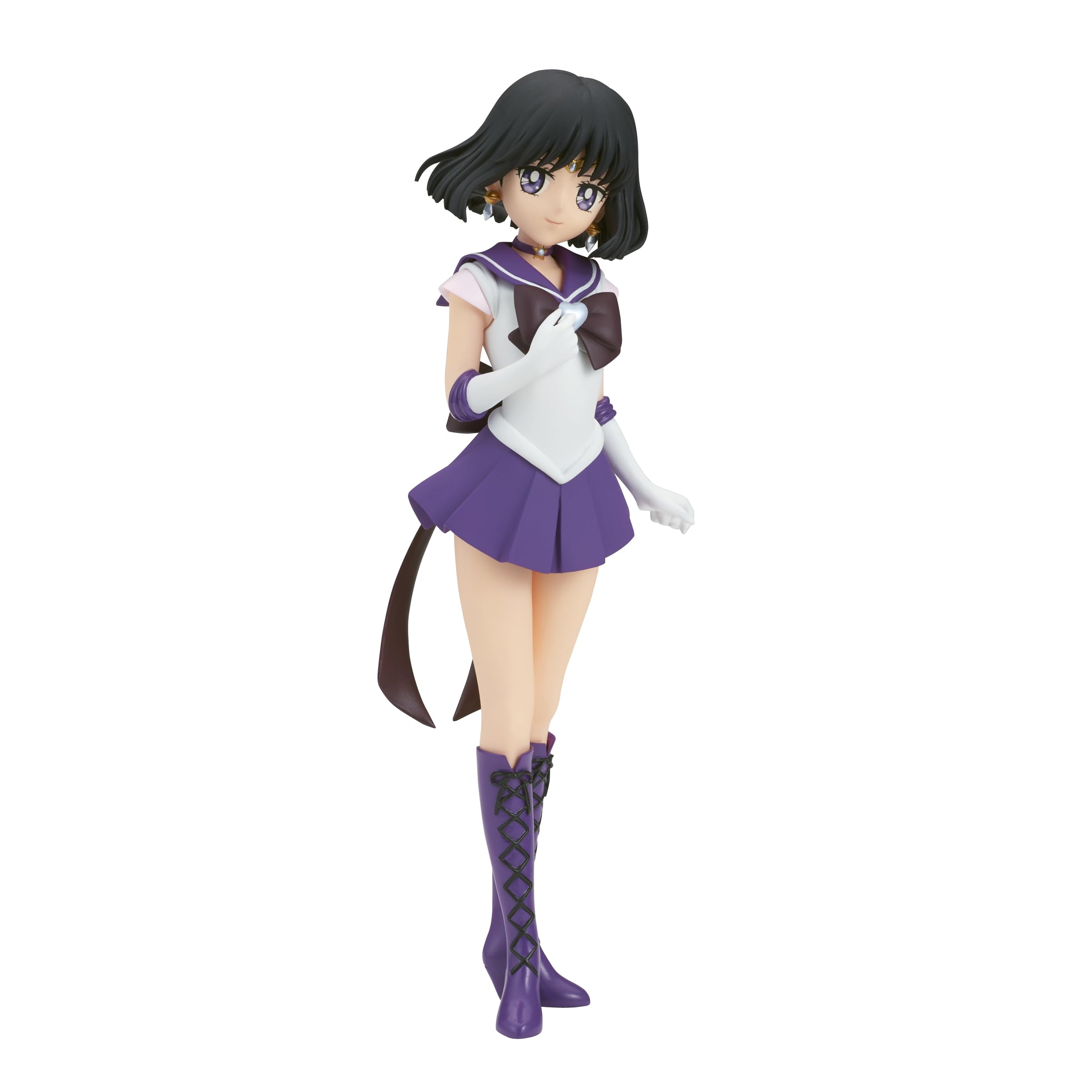 BANPRESTO BP88597P Super Sailor Saturn Action Figure, Pretty Guardian Sailor Moon Eternal The Movie, Glitter&Glamours, 18 cm, Multicolor