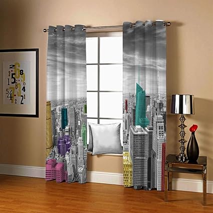 homeazwq cortinas blackout cortina