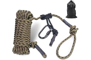 Huntury Treestand Lifeline Rope, Treestand Safety Rope, Hunter Safety Rope for Climbing Sticks, Hanging Ladder Stand Or Treestand, Bow Hunting Lifeline, 30Feet