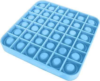 Amazon Com Fishoneion Push Pop Pop Bubble Sensory Fidget Toy Autism Special Needs Stress Reliever Silicone Stress Reliever Toy Squeeze Sensory Toy Blue Toys Games