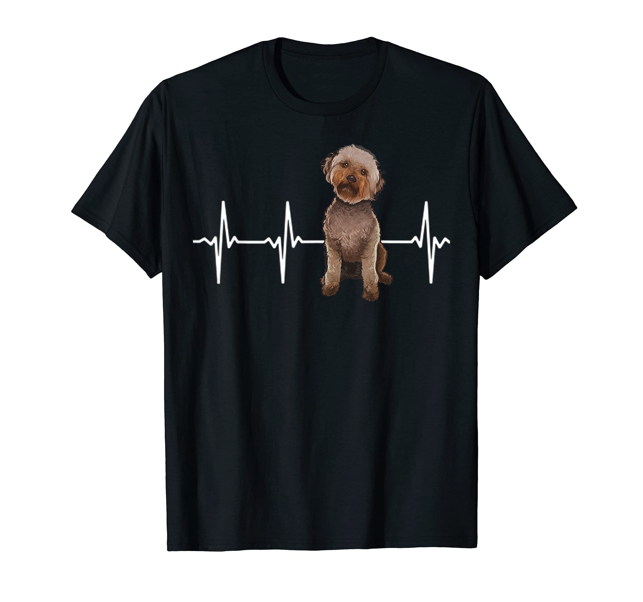 Lagotti Romagnoli Heartbeat Dog Lover T-Shirt