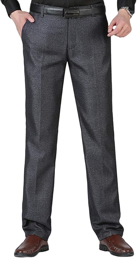 Amazon Yunclos スーツパンツ メンズ 裏起毛 秋冬 厚手 ロング ビジネス ロングパンツ 通販