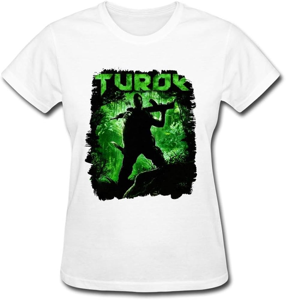SUNRAIN Women's Turok Game Green Poster T shirt
