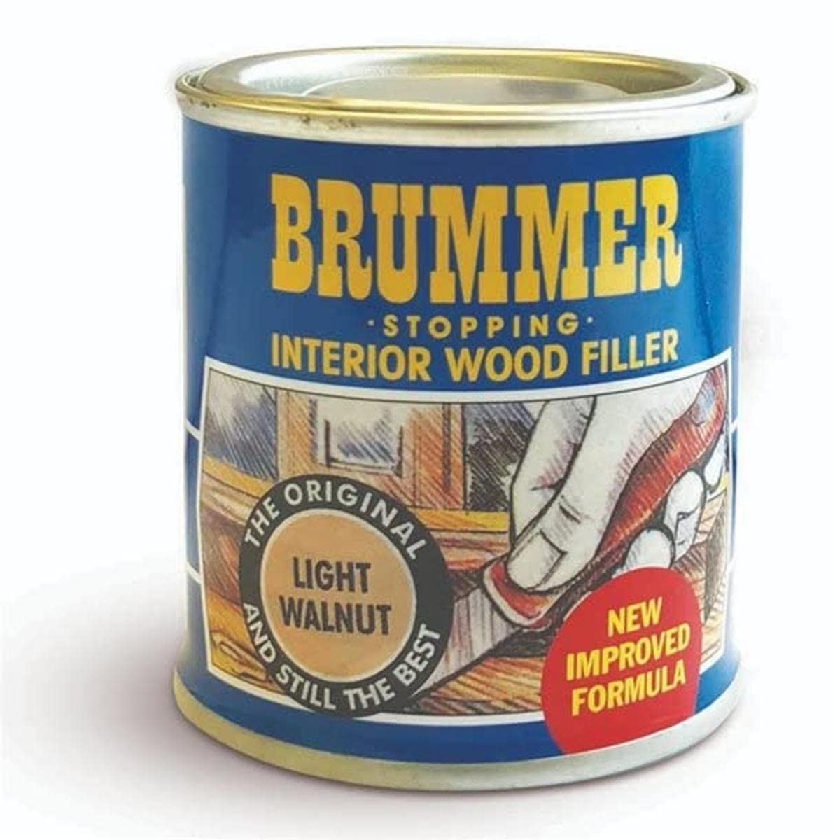 Brummer Interior Wood Filler Teak 700g