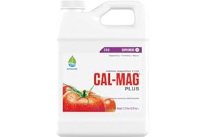 Botanicare Cal-Mag Plus, A Calcium, Magnesium, And Iron Plant Supplement, Corrects Common Plant Deficiencies, Add To Water Or Use As A Spray, 2-0-0 NPK, Quart