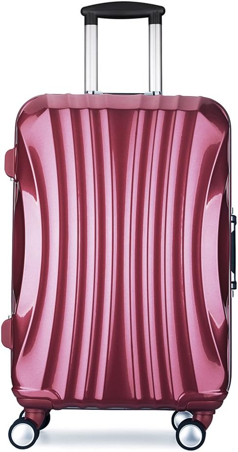 PARTYPRINCE Suitcase Gold 70L Hand Luggage hard shell Alluminum Trolley 4 Wheel Lightweight multicolored …