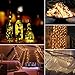 AMIR Upgraded Solar Powered String Lights, 200 LED Copper Wire Lights, 72ft 8 Modes Starry Lights, Waterproof IP65 Fairy Christmas Decorative Lights for Outdoor, Wedding, Homes, Party (Warm White)