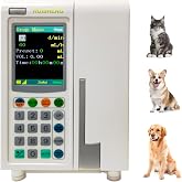 IP5 Veterinary IV Infusion Pump for Cats &amp; Dogs &ndash; 4-Mode Precise Fluid Delivery (Volumetric/Drip/Rapid/KVO), Silent Motor, 4-Hour Battery, Multi-Alarm Safety System for Animal Clinics &amp; Pet Care