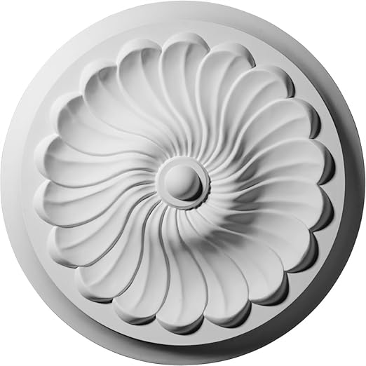 Amazon Com Ekena Millwork Cm12fl Flower Spiral Ceiling Medallion