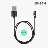 kwmobile USB Charger Cable for Blackview X1 X2 Smartwatch 100cm Black view 3