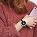 Quartz Watch Womens Waterproof Lady Watch Wrist Watch Creative Starlight Dial Birthday Gift with Genuine Leather Band