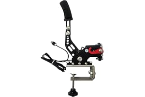 Guil Vim 64 Bit USB Linear Handbrake for Logitech G27 G29 G920 G923 T248 T500 T300 PXN V10 Simulate Handbrake (PC System, Black)